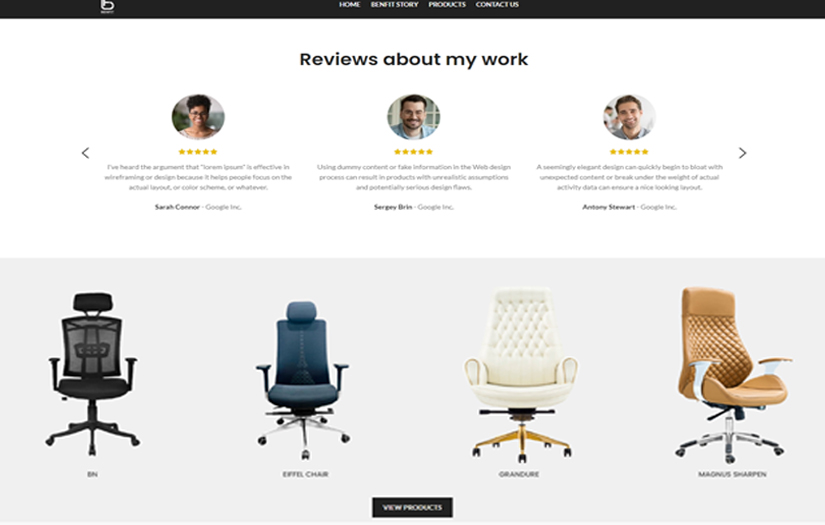 Benfit Chairs screenshot 2