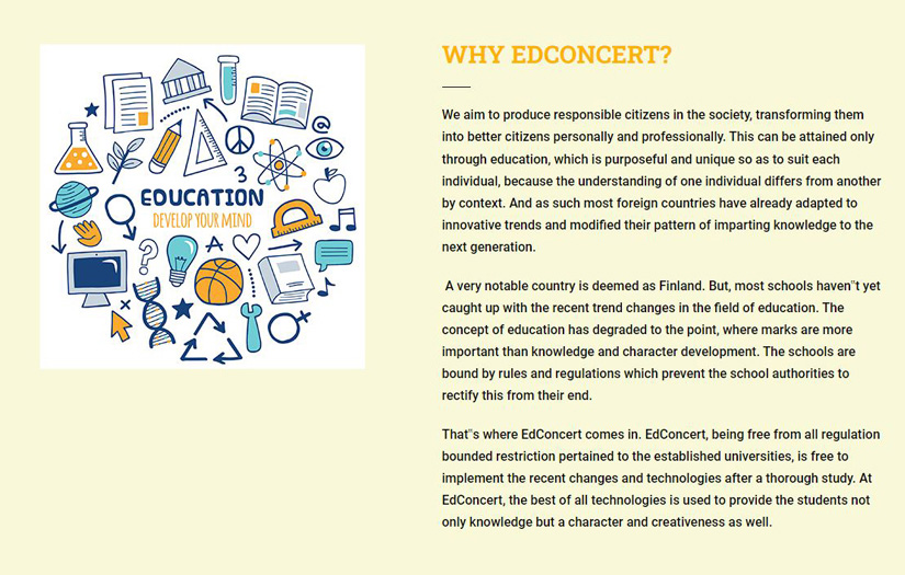 Edconcert screenshot 2