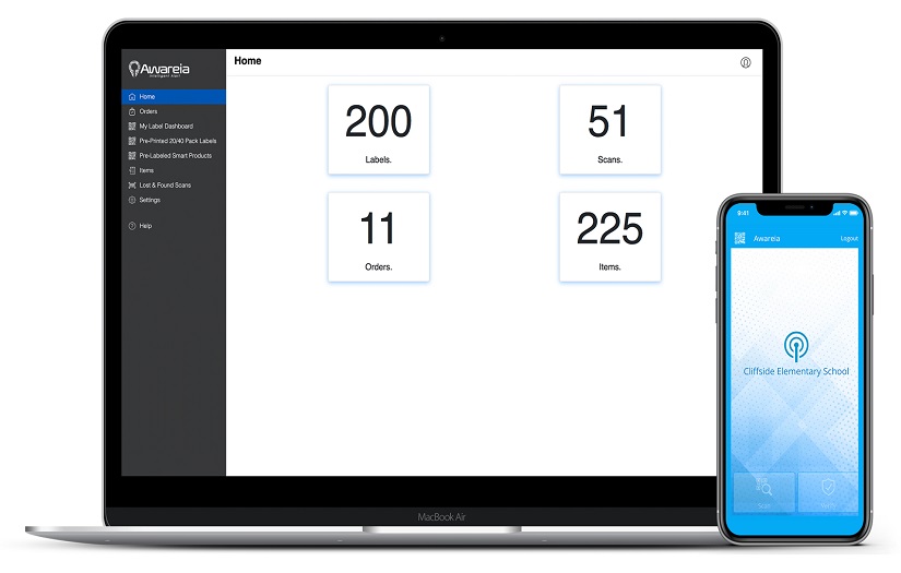 Awareia Intelligent Alert QR scanner screenshot 1