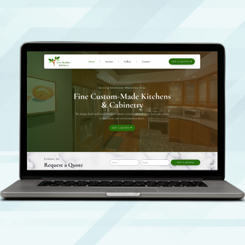 Tree Builder Kitchens (Web Design, Web Development) screenshot 1