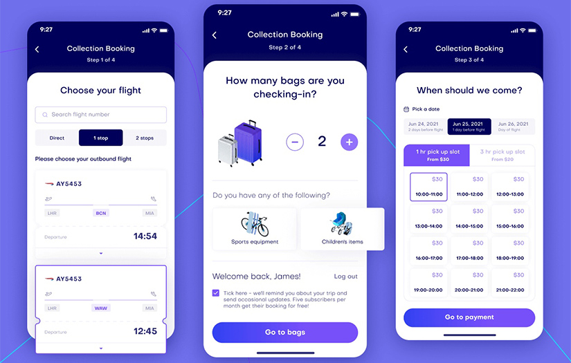 Airportr website screenshot 6