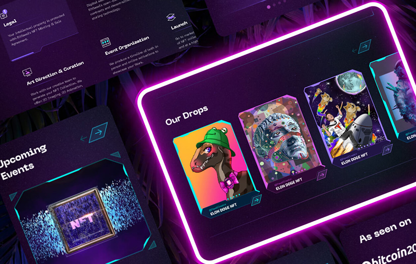 BitBasel - NFT Сommunity landing page screenshot 2