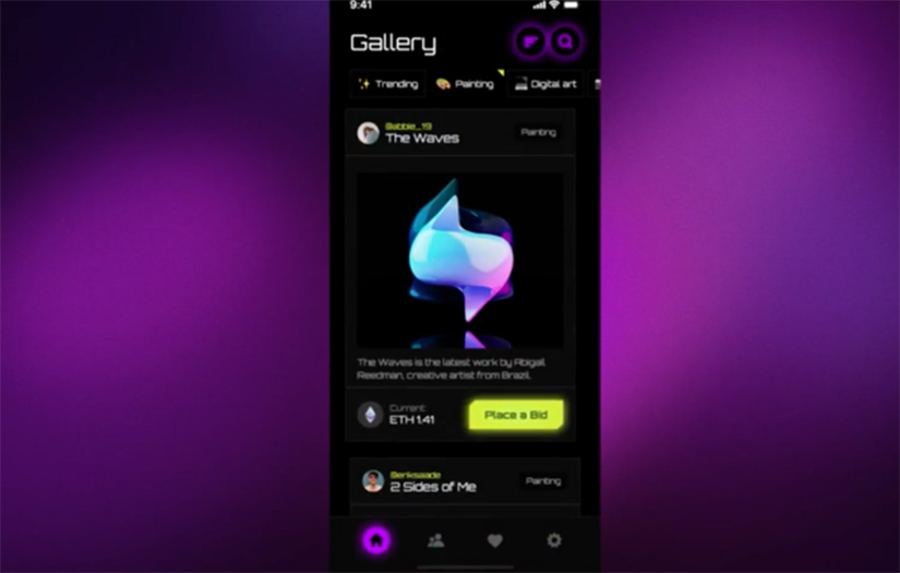 NFT Gallery Mobile App screenshot 2
