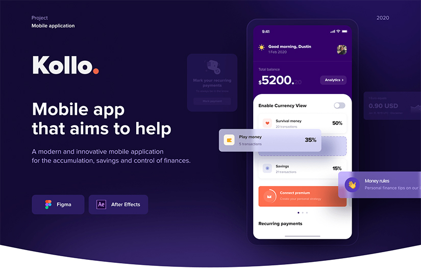 Kollo Financial Mobile App screenshot 1