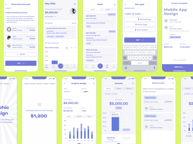 BOOST - Income tracker mobile app for freelancers screenshot 1