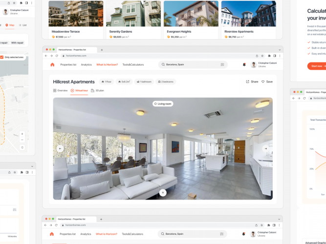 Horizon Homes - web platform for real estate trading screenshot 5