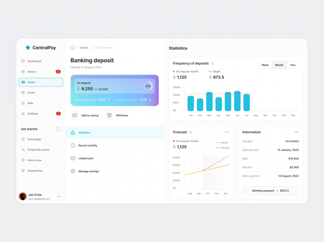 CentralPay - CBDC Savings Management platform screenshot 1
