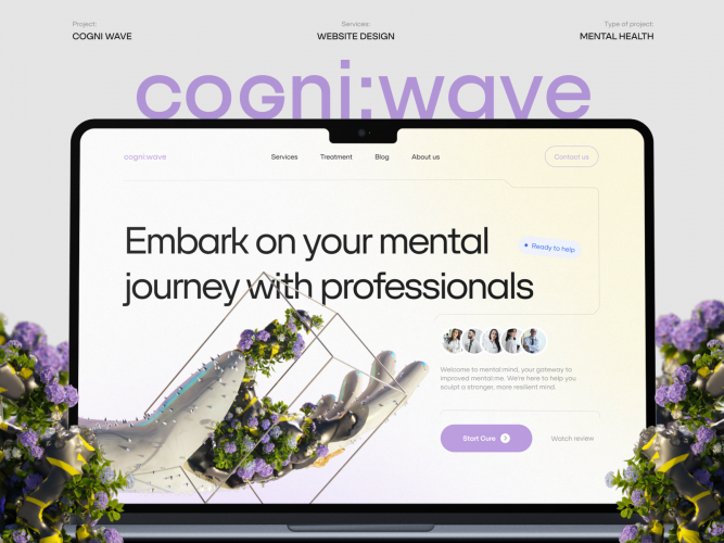 Cogni:wave - web platform for mental health support screenshot 2