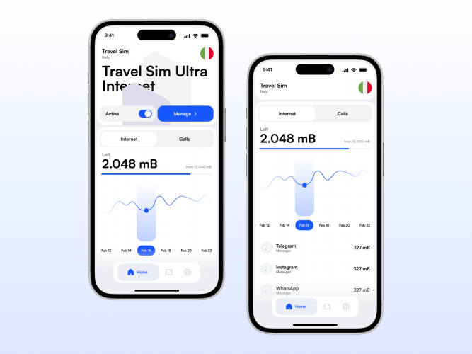E-manager - E-Sim card management mobile app screenshot 2
