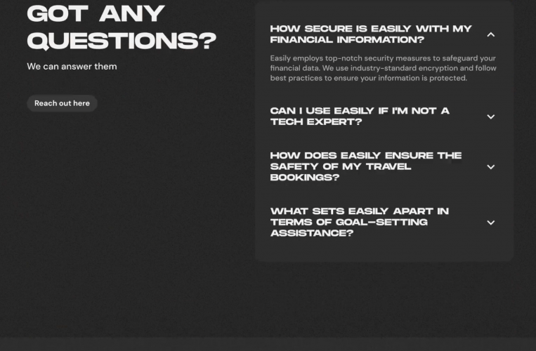 Easily - web application for finance tracking screenshot 3