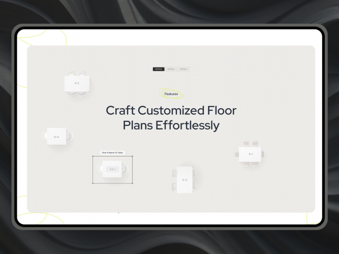 Tabela - website design for reservation system screenshot 2