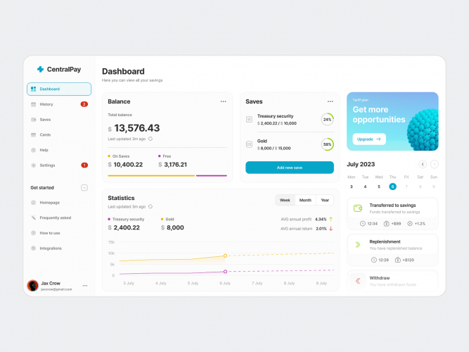 CentralPay - CBDC Savings Management platform screenshot 2