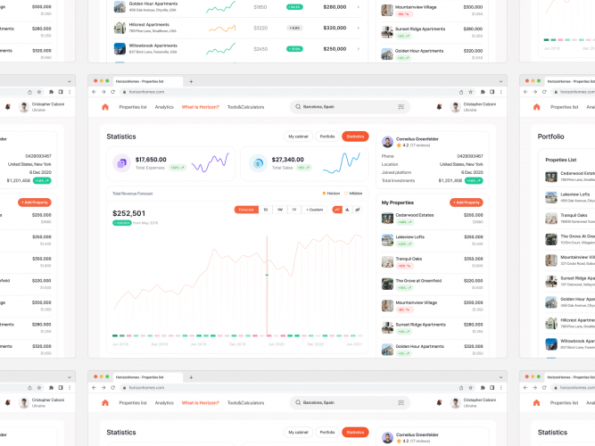 AdvLife - rental web service design screenshot 1