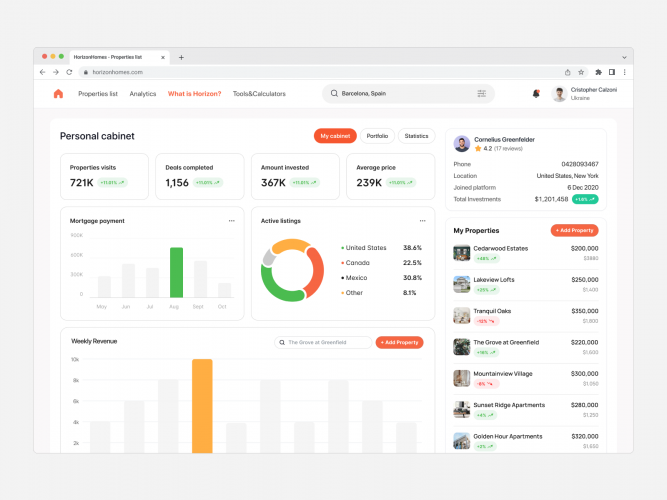 AdvLife - rental web service design screenshot 2