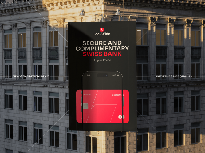 LockWide - Branding for FinTech Mobile App Design screenshot 1