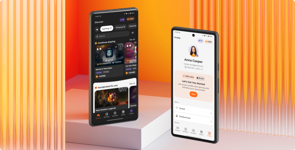 Scrambly — rewarded discovery platform redesign screenshot 1
