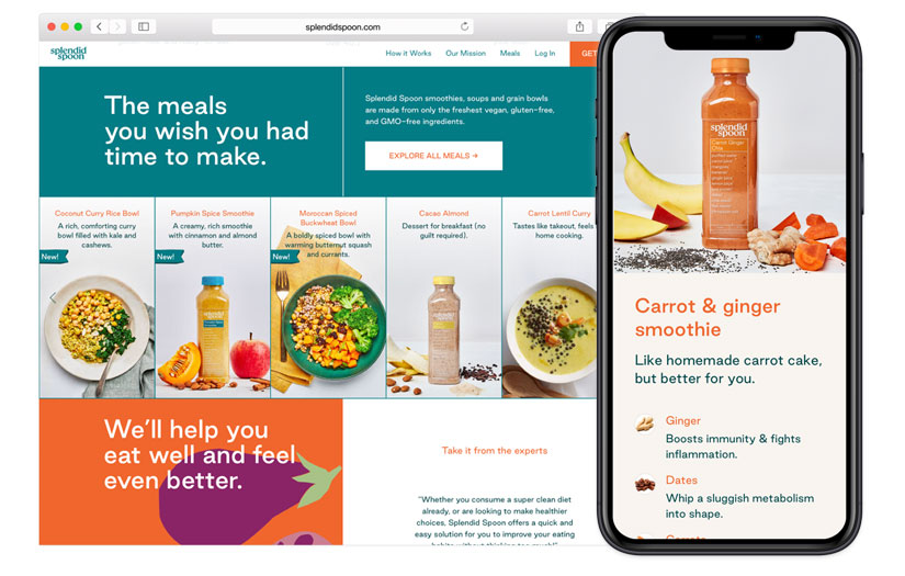 Splendid Spoon | Wellness Company Made in Django screenshot 1