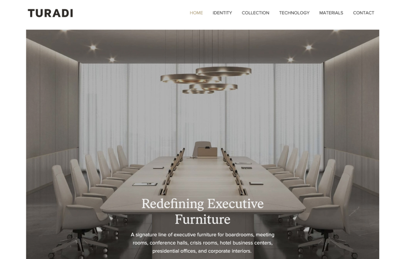 Web design and SEO for French interiors brand screenshot 2