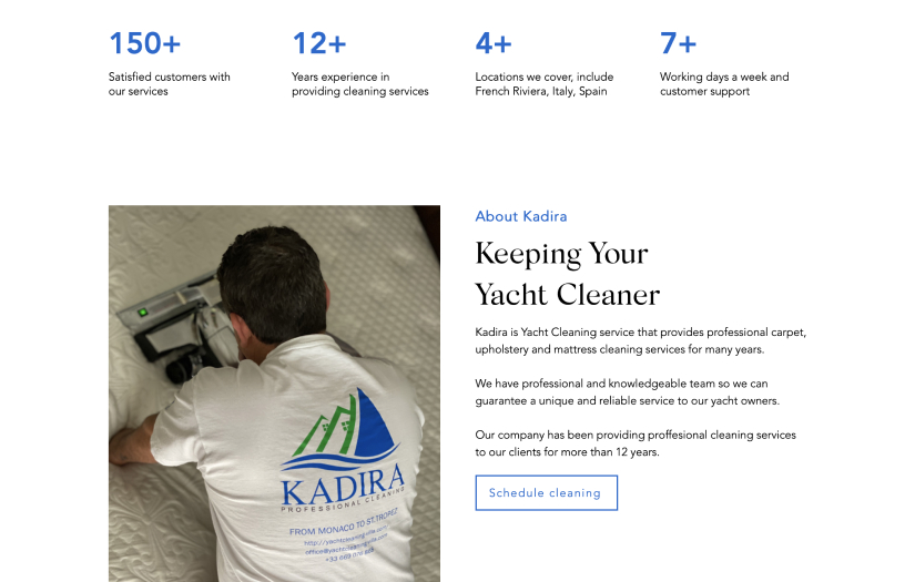 Website Design, SEO for Kadira screenshot 2