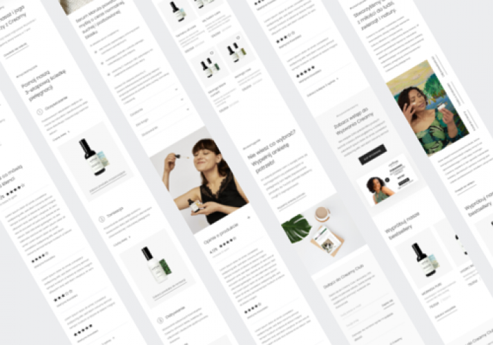 An ecommerce store for natural beauty products screenshot 1