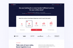 Custom-built landing page management system