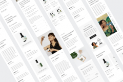 An ecommerce store for natural beauty products