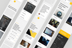 Modern website for a security systems provider