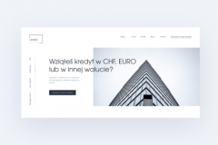 Minimalist website with a custom lead gen process