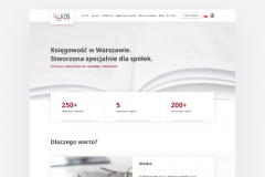 A custom website for a high-end accounting company