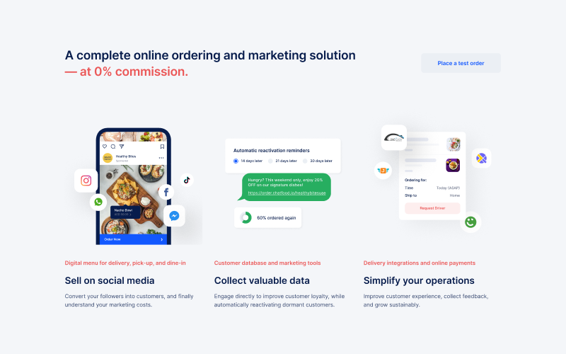 ChatFood - Increase your sales Retain your guests Be in control screenshot 2