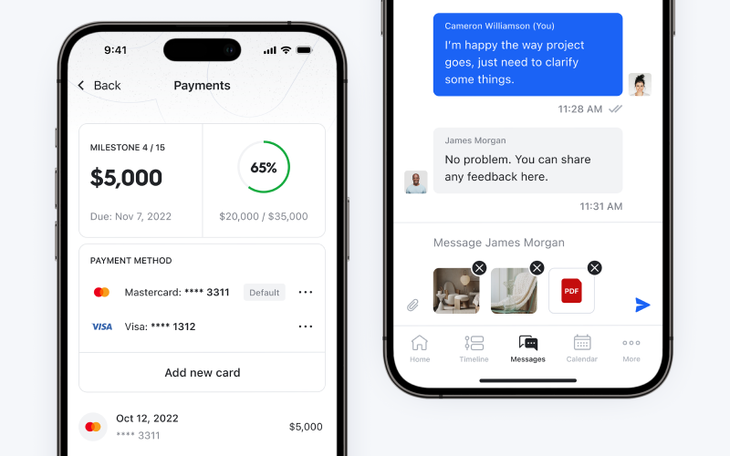 Welcome Renovation • Homeowner App screenshot 1