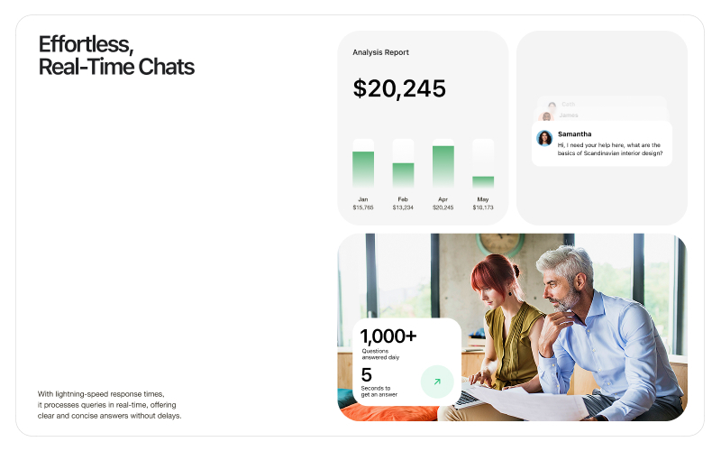 SmartAssistant AI – Virtual Chatbot & Product Design screenshot 1