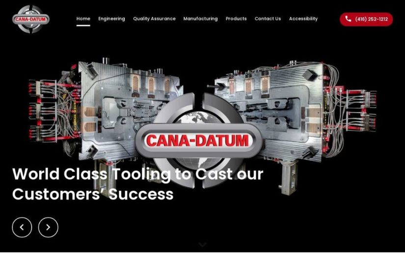 Custom Designed AODA Compliant Website screenshot 1