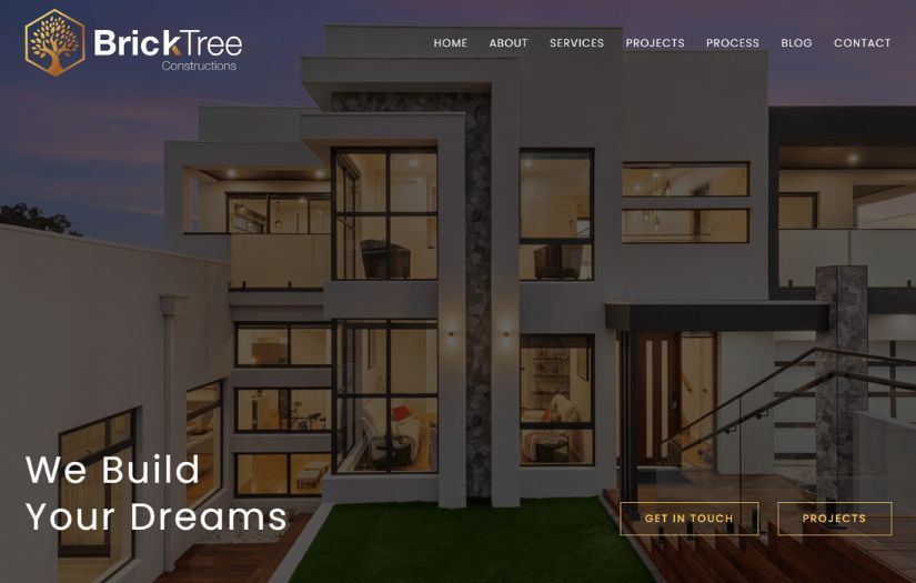 Custom Design Website For Construction Company & Social Media Marketing screenshot 1