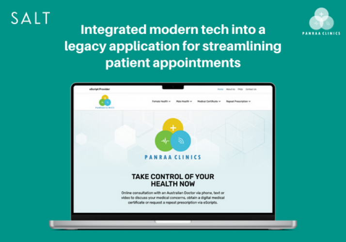 Integrated modern tech into a legacy application screenshot 1