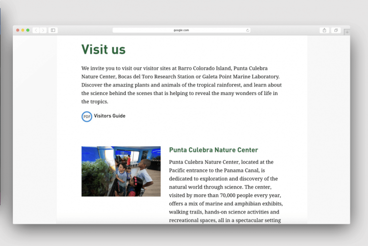 Designing A Clear And Informative Website for Smithsonian screenshot 1
