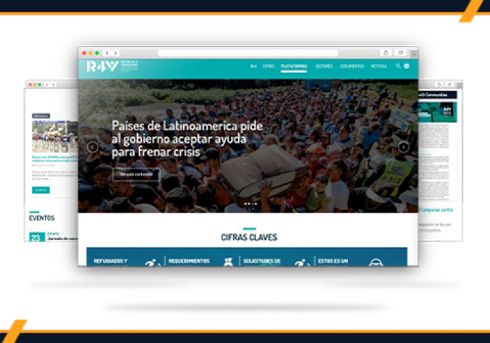 Redesign of the R4V website screenshot 1