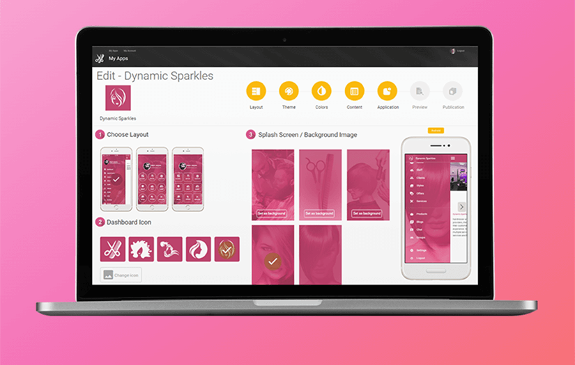 Salon App Maker screenshot 1