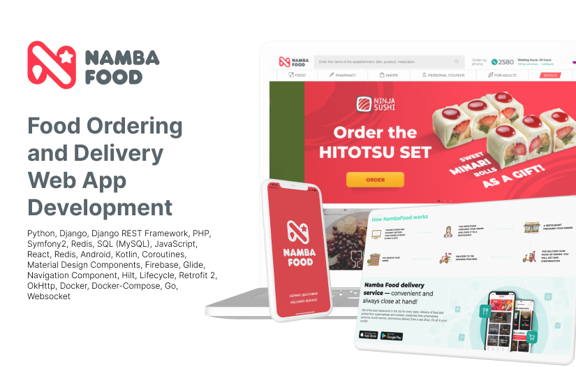 Food Ordering and Delivery Web App Development screenshot 1
