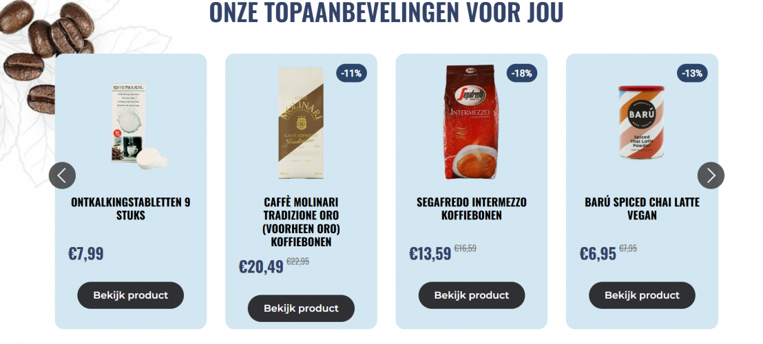 Koffiepiraat.nl – Premium Magento Website Powered by MagentoBrain screenshot 1