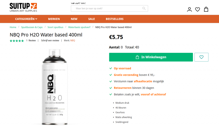 SuitUpShop.nl – A High-Performance Magento Website Developed by MagentoBrain screenshot 1