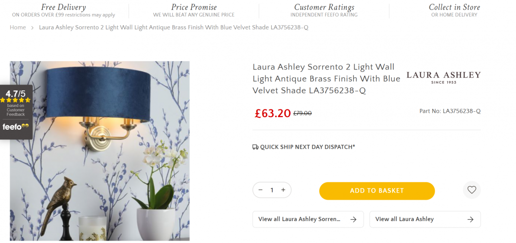 Lights4Living – Premium Lighting Solutions with Expert Magento Development by MagentoBrain screenshot 2