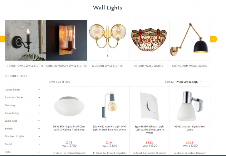 Lights4Living – Premium Lighting Solutions with Expert Magento Development by MagentoBrain screenshot 3