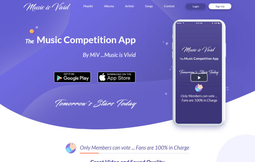 Music is vivd screenshot 1