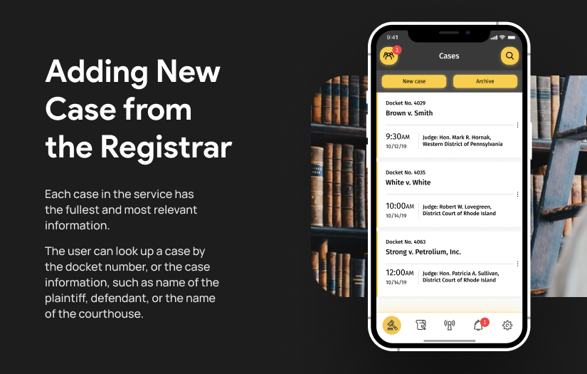 Legist - Lawyer Management Solution (ERP) / Mobile apps screenshot 2
