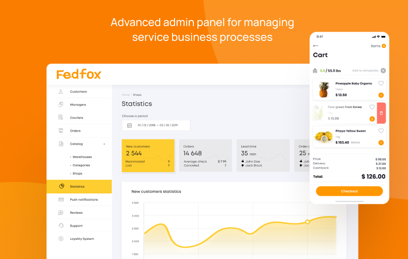 FedFox Delivery / CRM screenshot 1