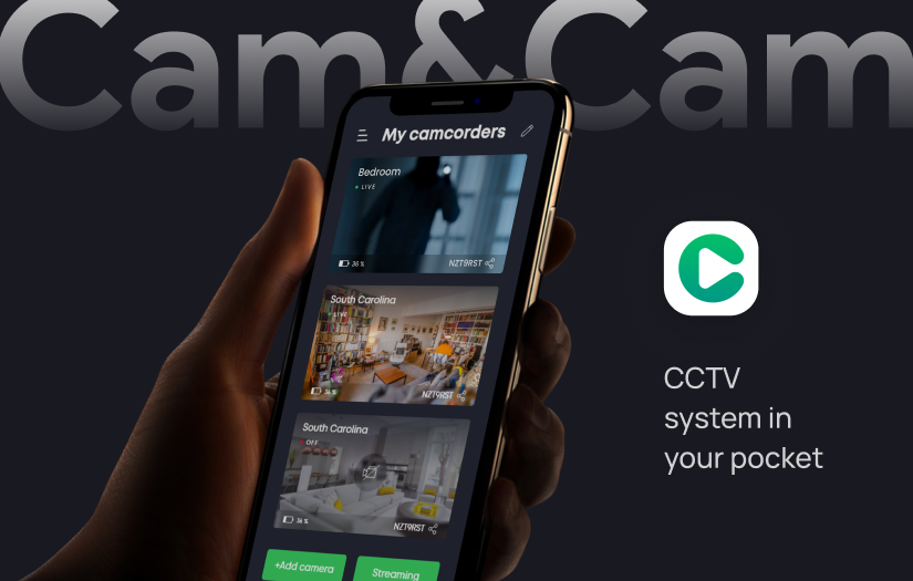 Cam&Cam - video surveillance system in your pocket screenshot 1