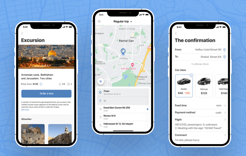 Emun Taxi - Taxi service in Israel screenshot 1