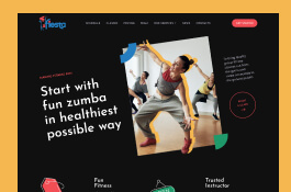 Web portal for dance & fitness school in Singapore