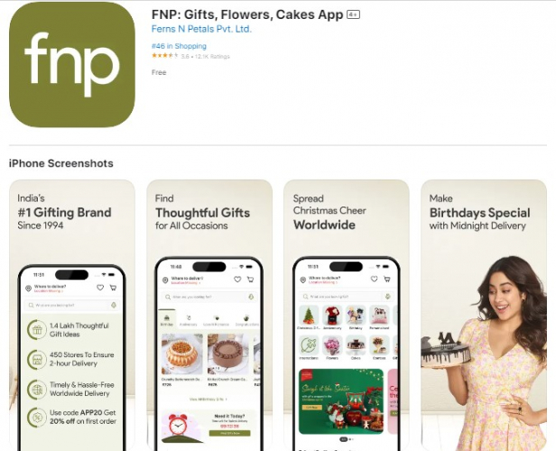 FNP - Gift Delivery iOS App screenshot 1